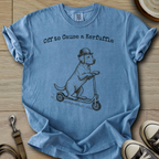 Off to Cause a Kerfuffle - Labrador T-Shirt