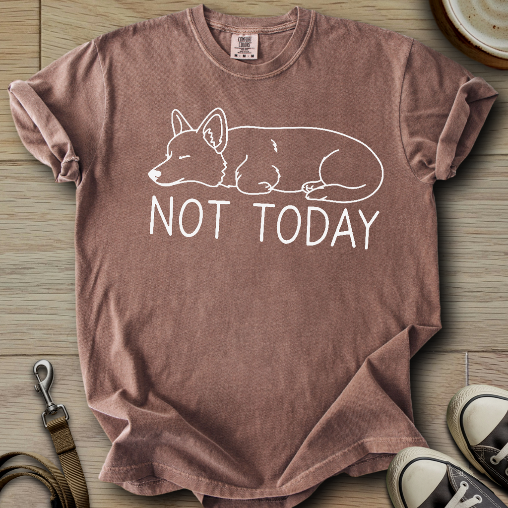 Not Today - Corgi T-Shirt