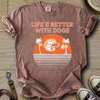 Life is Better W/Dogs - Doxie T-Shirt