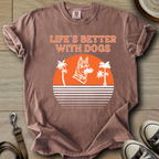 Life is Better W/Dogs - GSD T-Shirt