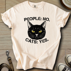 People No Cat Yes T-Shirt