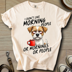 I dont Like Morning - Parson Dog T-Shirt