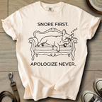 Snore First - Frenchie T-Shirt