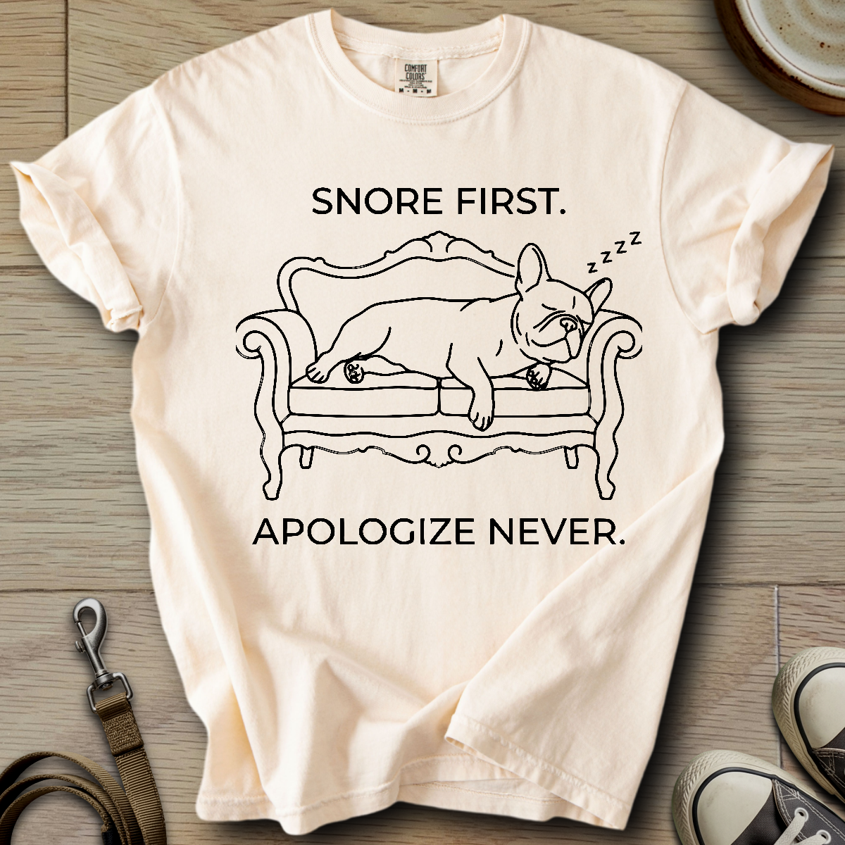 Snore First - Frenchie T-Shirt