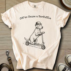 Off to Cause a Kerfuffle - Labrador T-Shirt