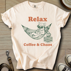 Relax Coffee & Chaos - Frenchie T-Shirt