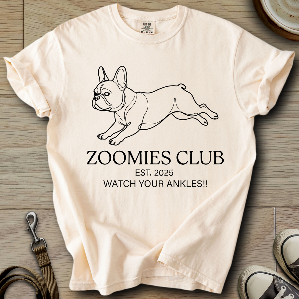 Zoomies Club - Frenchie T-Shirt