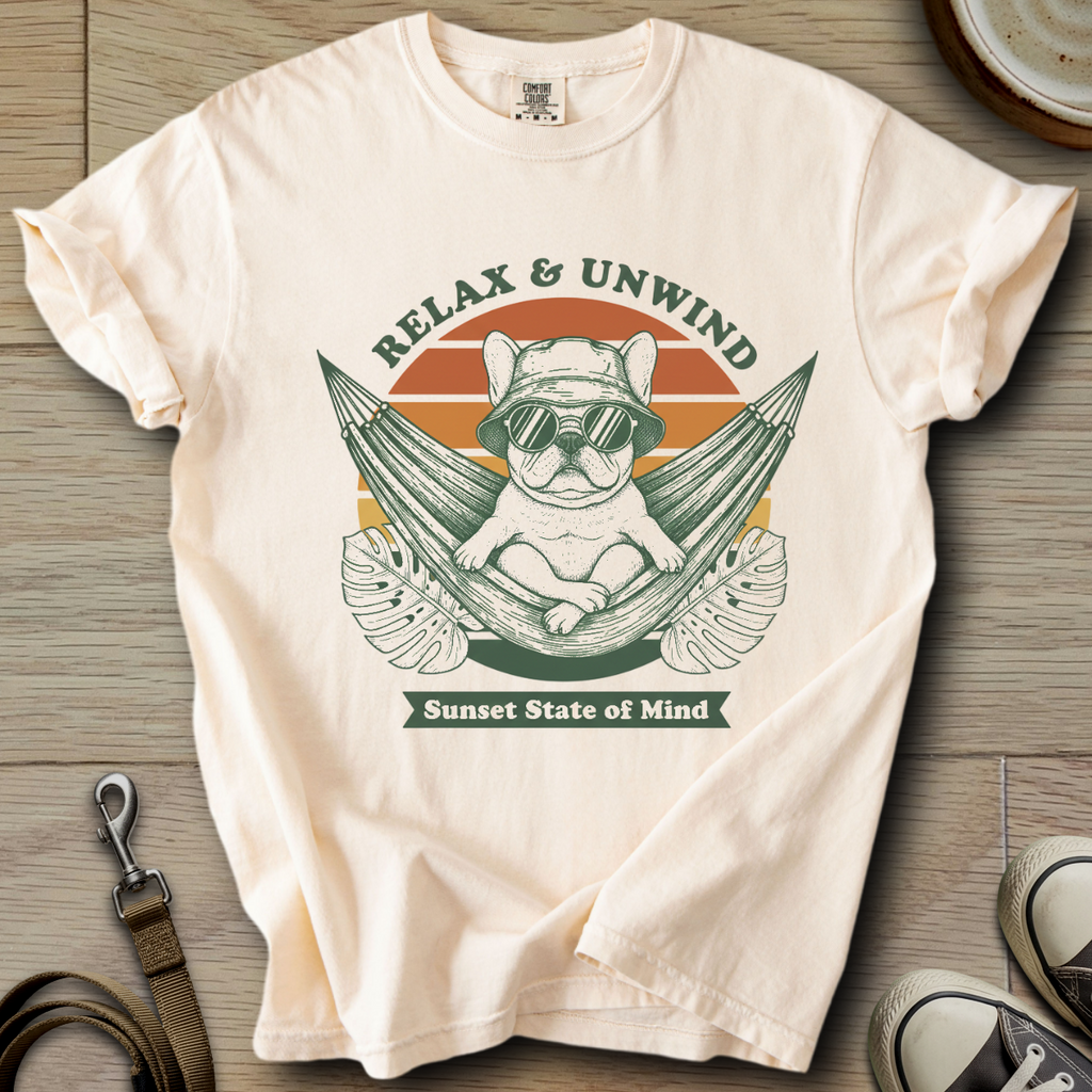 Relax & Unwind - Frenchie T-Shirt