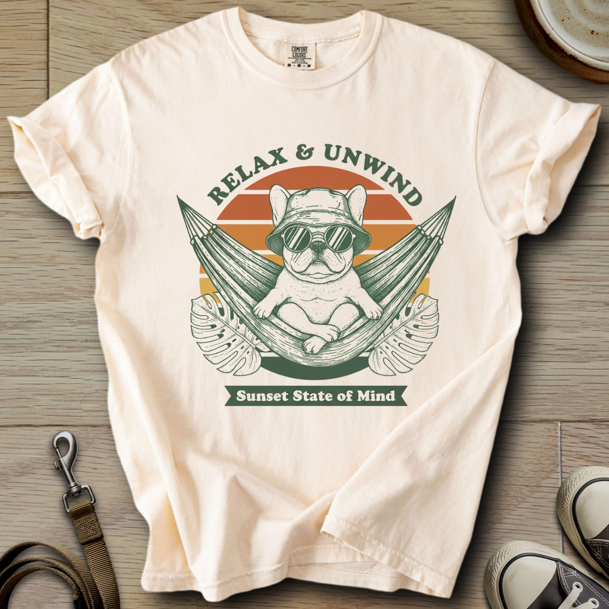 Relax & Unwind - Frenchie T-Shirt