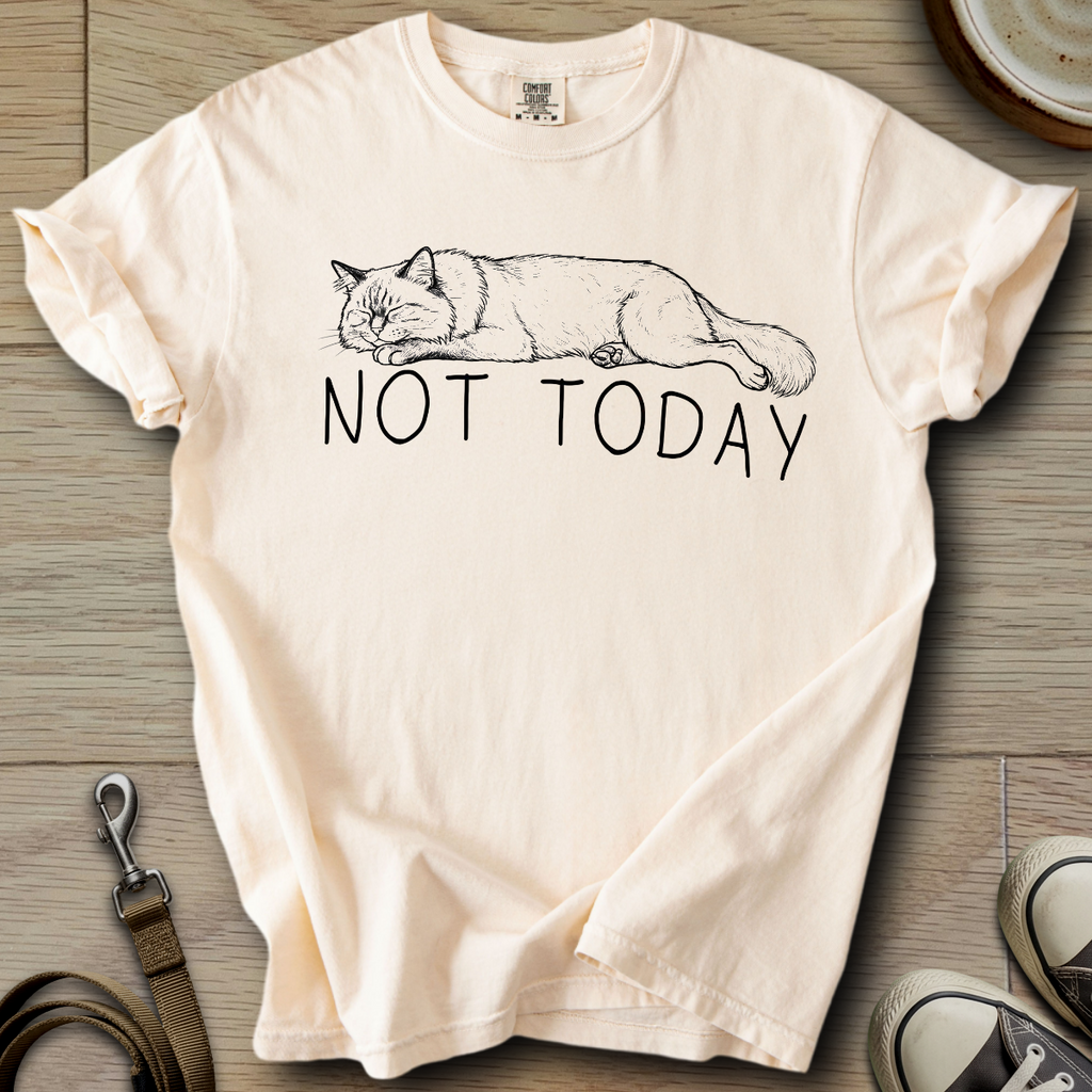 Not Today - Cat T-Shirt