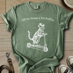 Off to Cause a Kerfuffle - Cat T-Shirt
