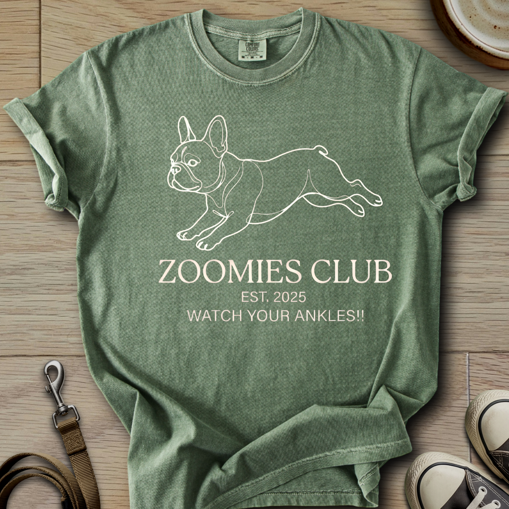 Zoomies Club - Frenchie T-Shirt