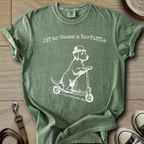 Off to Cause a Kerfuffle - Labrador T-Shirt