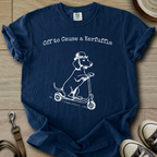 Off to Cause a Kerfuffle - Doxie T-Shirt