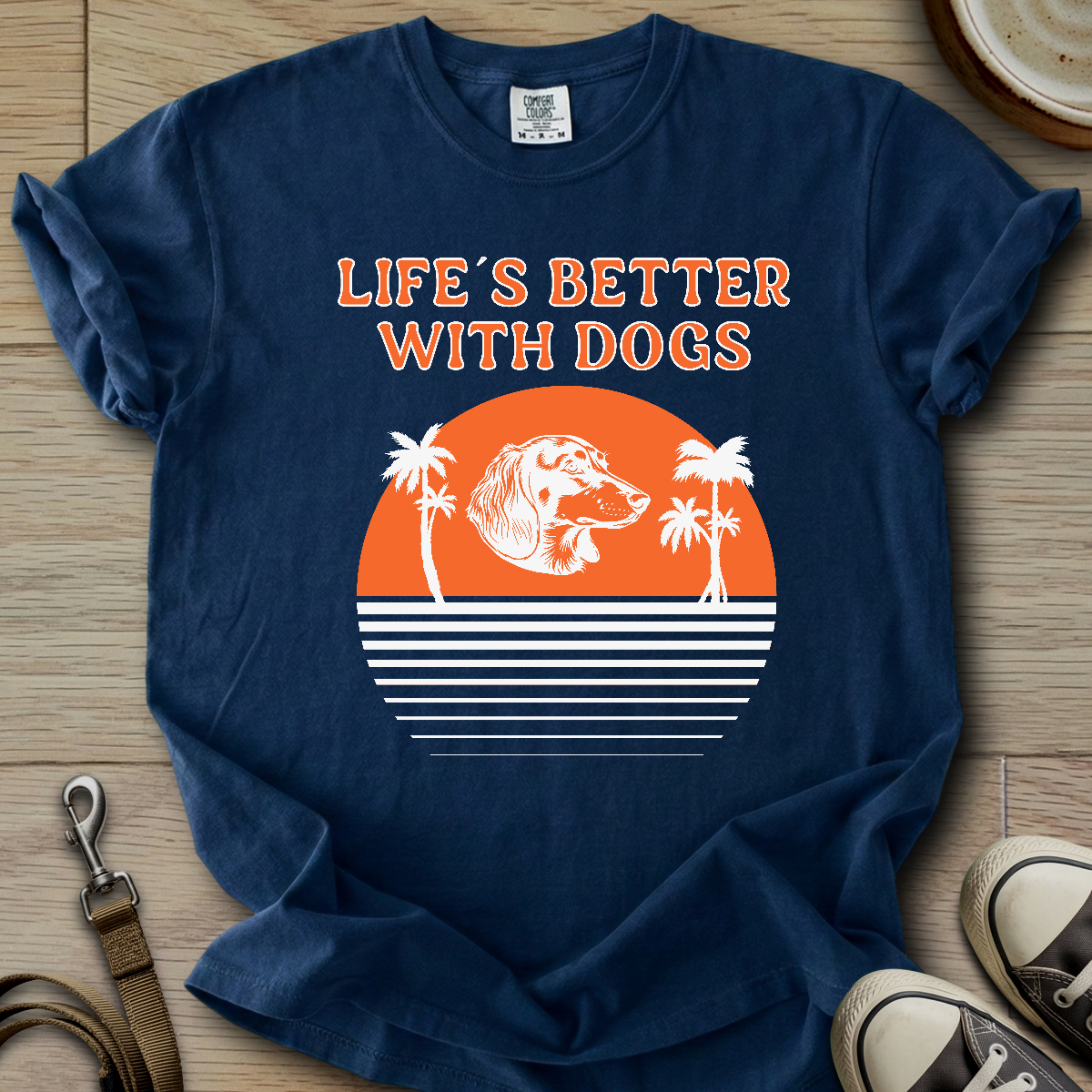 Life is Better W/Dogs - Doxie T-Shirt