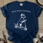 Off to Cause a Kerfuffle - Labrador T-Shirt
