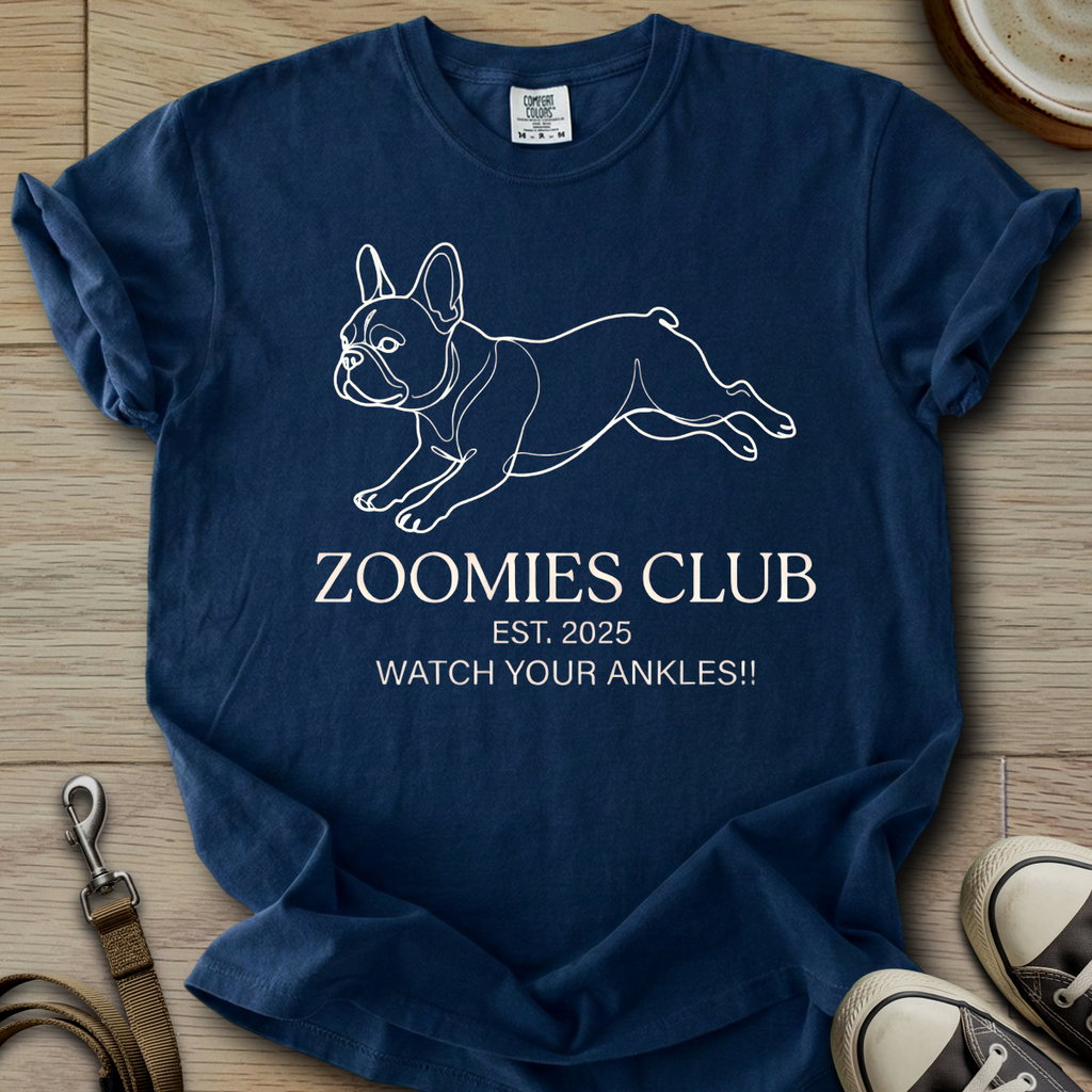 Zoomies Club - Frenchie T-Shirt
