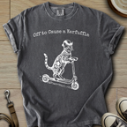 Off to Cause a Kerfuffle - Cat T-Shirt