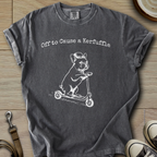 Off to Cause a Kerfuffle - Frenchie T-Shirt