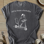 Off to Cause a Kerfuffle - Cat T-Shirt