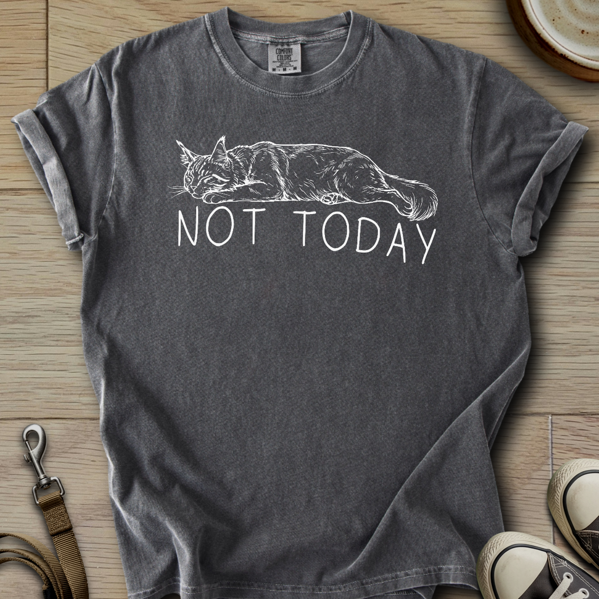 Not Today - Cat T-Shirt