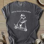 Off to Cause a Kerfuffle - Labrador T-Shirt