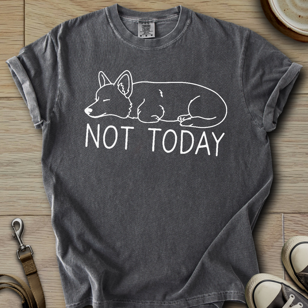 Not Today - Corgi T-Shirt