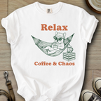 Relax Coffee & Chaos - Frenchie T-Shirt