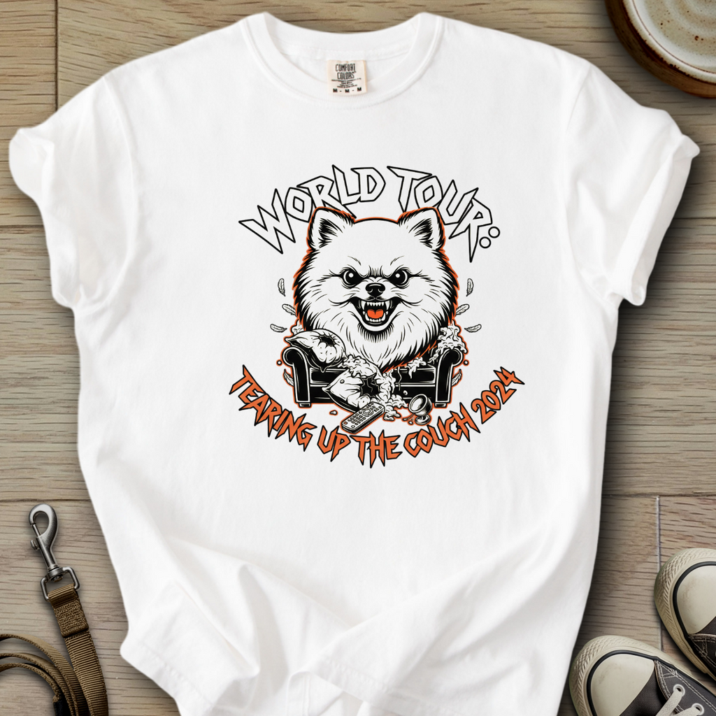 Tearing Up Couch - Dog T-Shirt